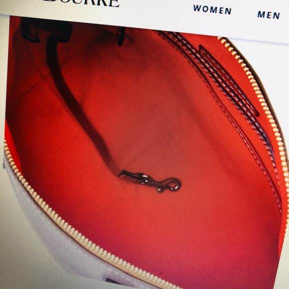 Dooney domed satchel-closet NWT./yellow card, dust bag, PRICE FIRM 🐘 color - Picture 9 of 16